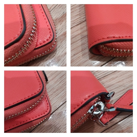 Kate Spade Staci saffiano double zip long wallet EUC - Picture 8 of 8